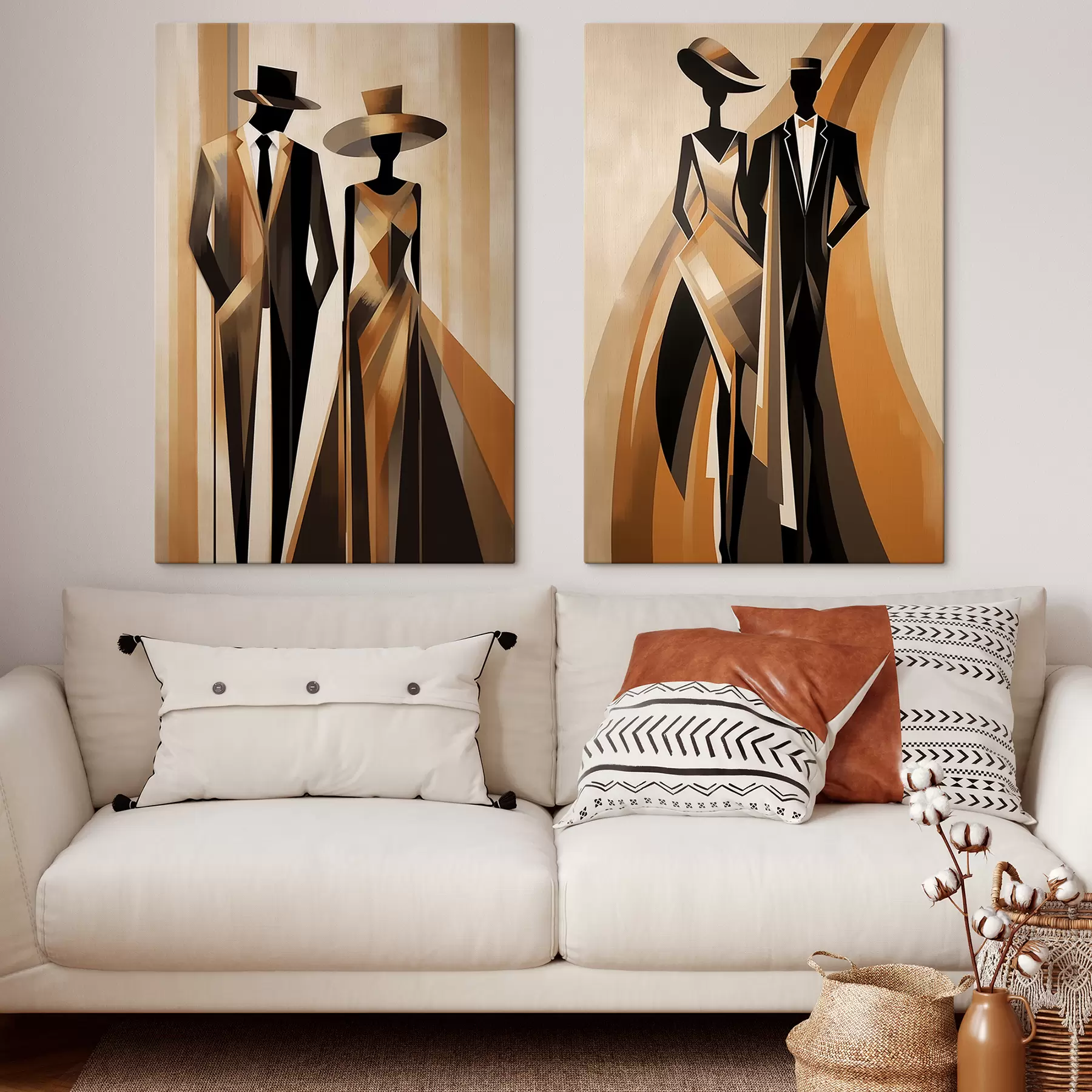 Wandbilder Abstraktes Paar m01200