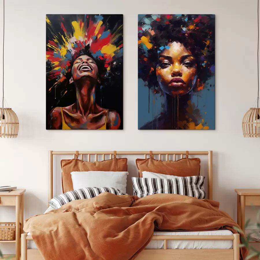 Wandbilder Farbexplosionen m01206