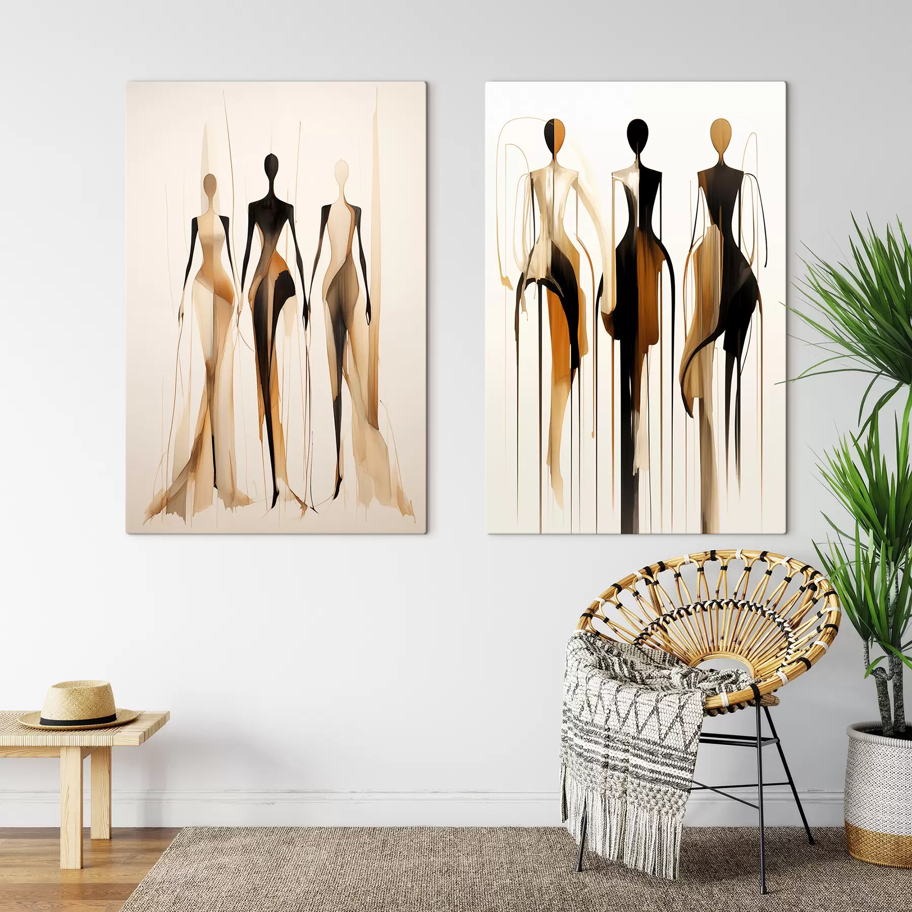 Wandbilder Abstrakte Silhouetten m01214