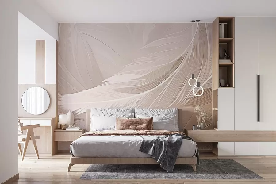 Fototapete Federn w05104