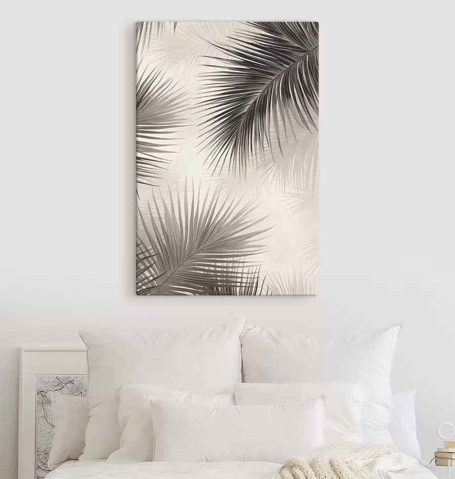 Wandbilder Bemalte Palmzweige s47505