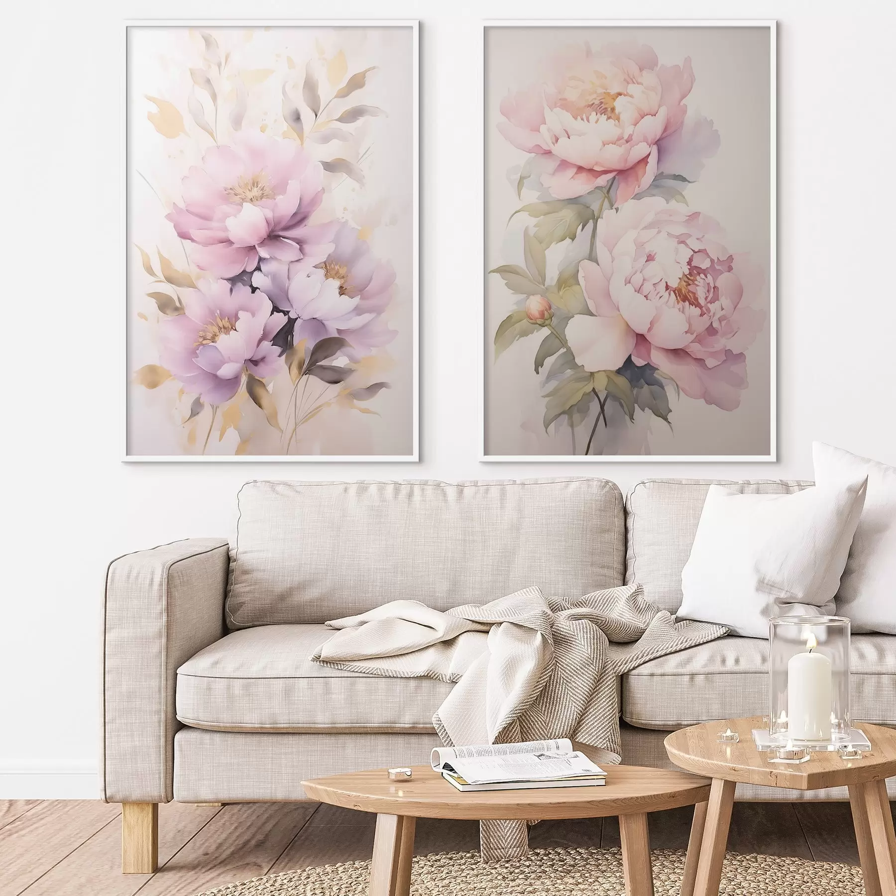 Fototapete Bouquet-Imitation eines Gemäldes d01080