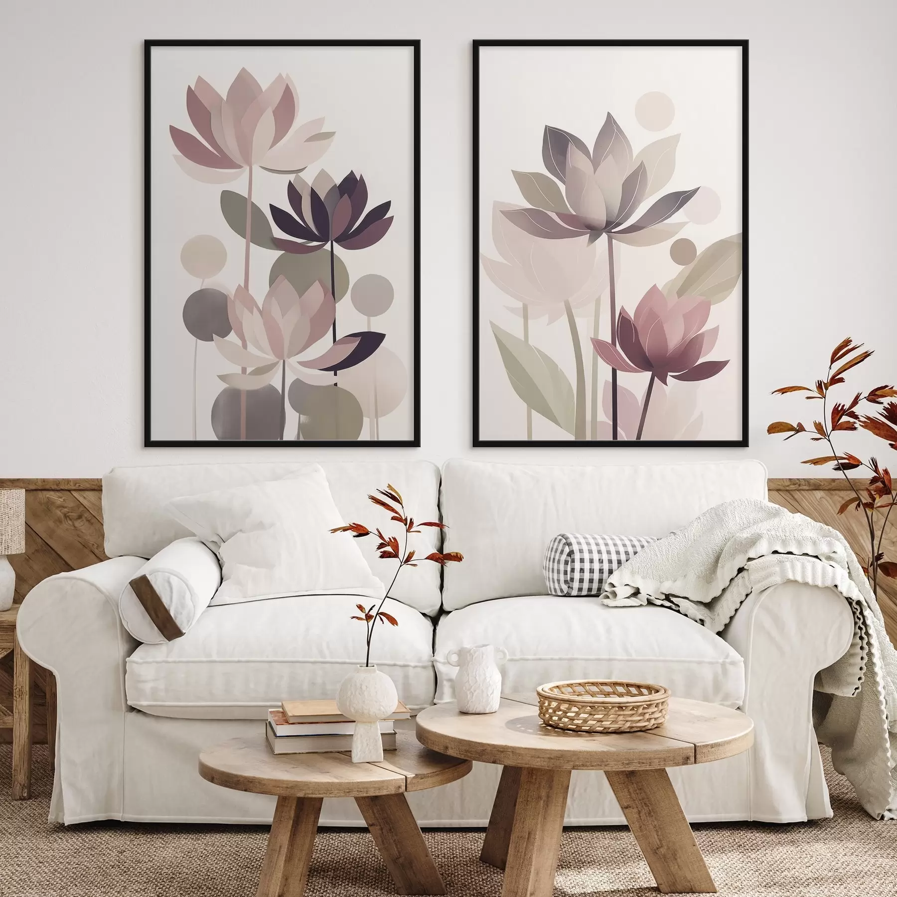 Fototapete Abstrakte Lotusblumen d01110