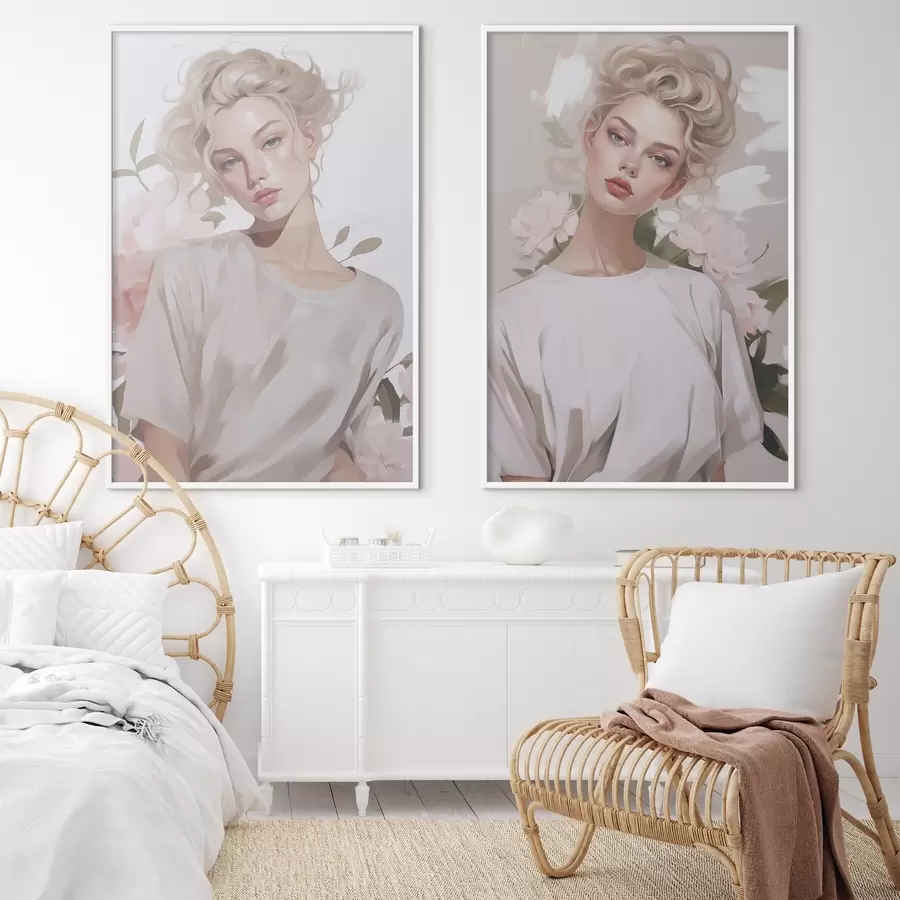 Fototapete Porträt eines Mädchens d01187