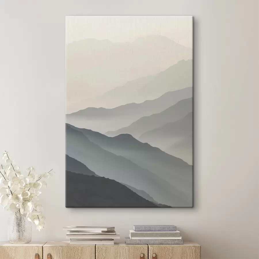 Wandbilder Berge im Nebel s47619