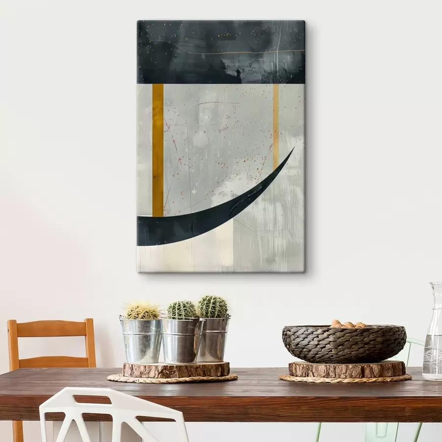 Wandbilder Geometrie, Formen auf einem Betonhintergrund s47635