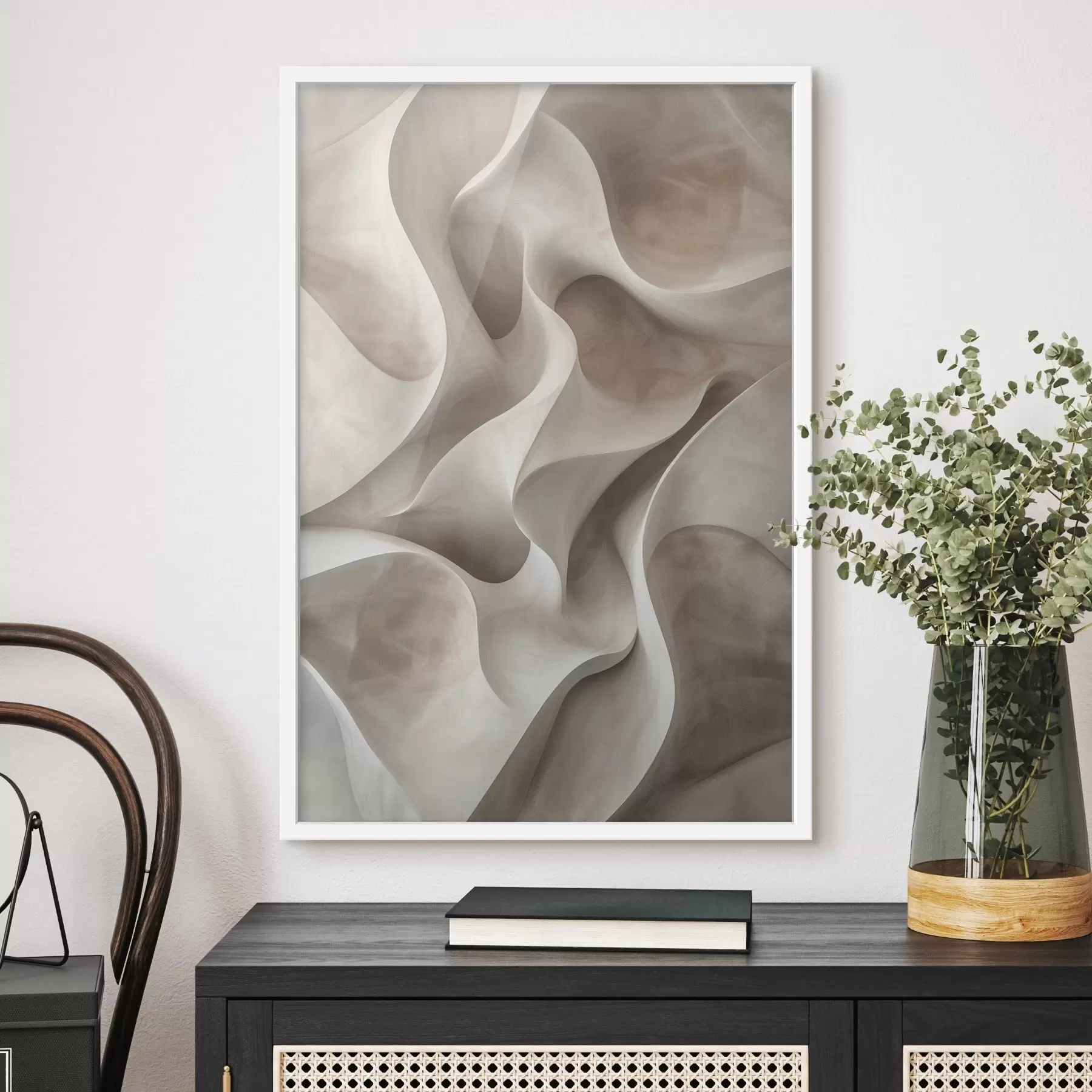 Fototapete Nachahmung volumetrischer Wellen f47629