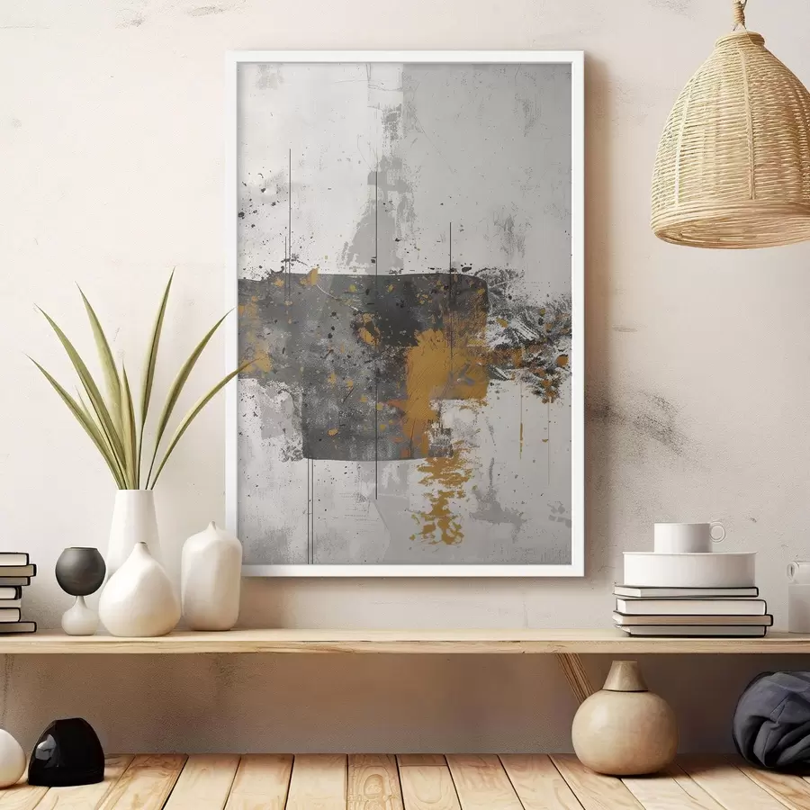 Fototapete Abstrakt, Spritzer, Imitation von Farbe auf Betonhintergrund f47637