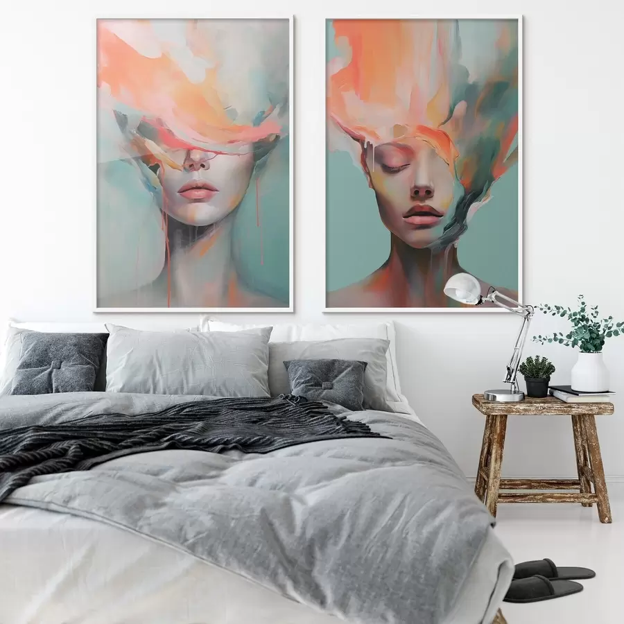 Fototapete Abstrakte Porträts d01211