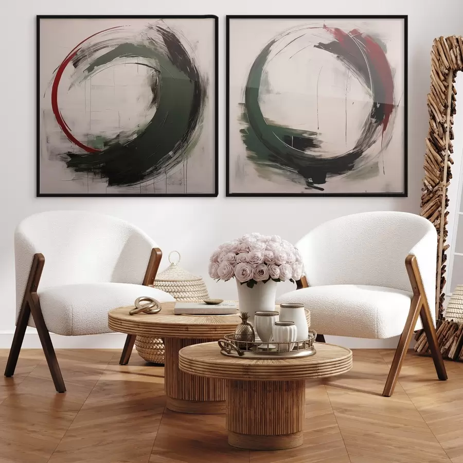 Fototapete Abstrakte Kreise d01207