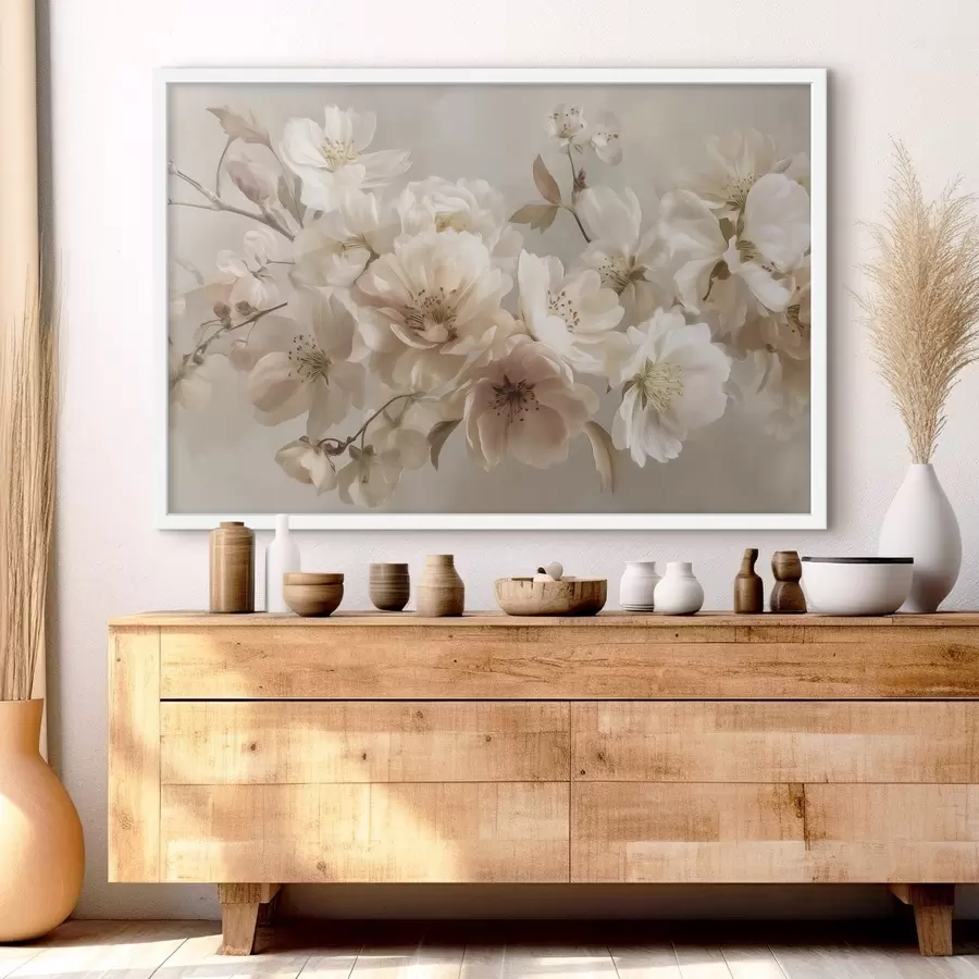 Fototapete Vielzahl großer Blumen f47646