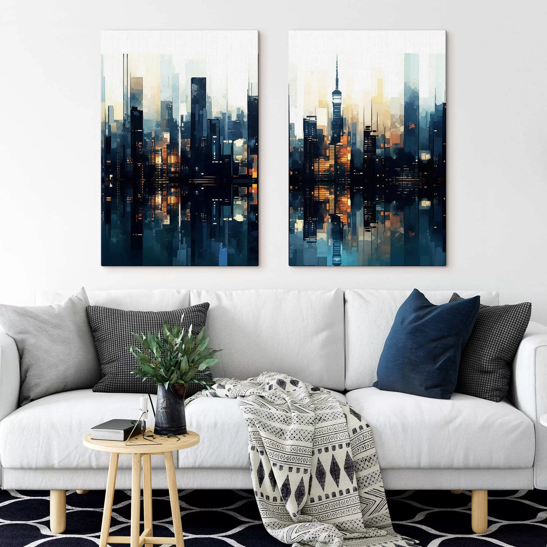 Wandbilder Nacht-Skyline m01259