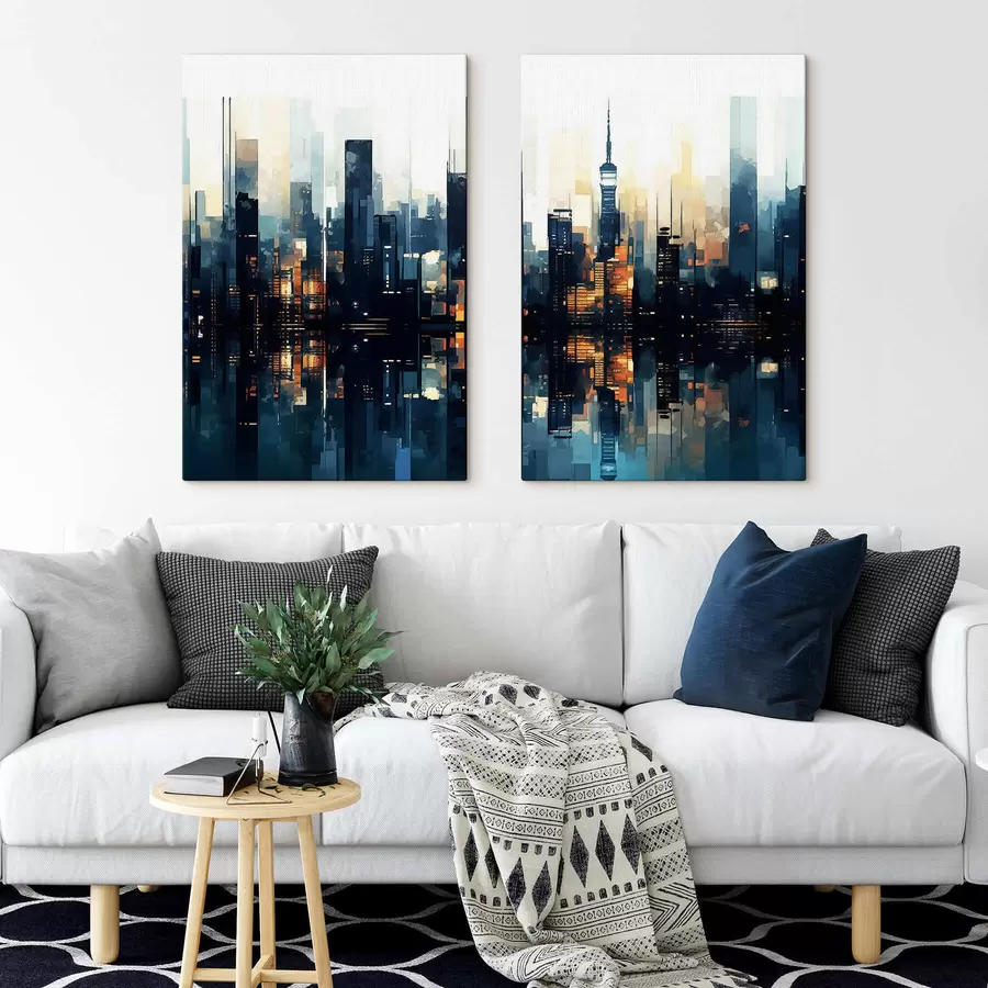 Wandbilder Nacht-Skyline m01259