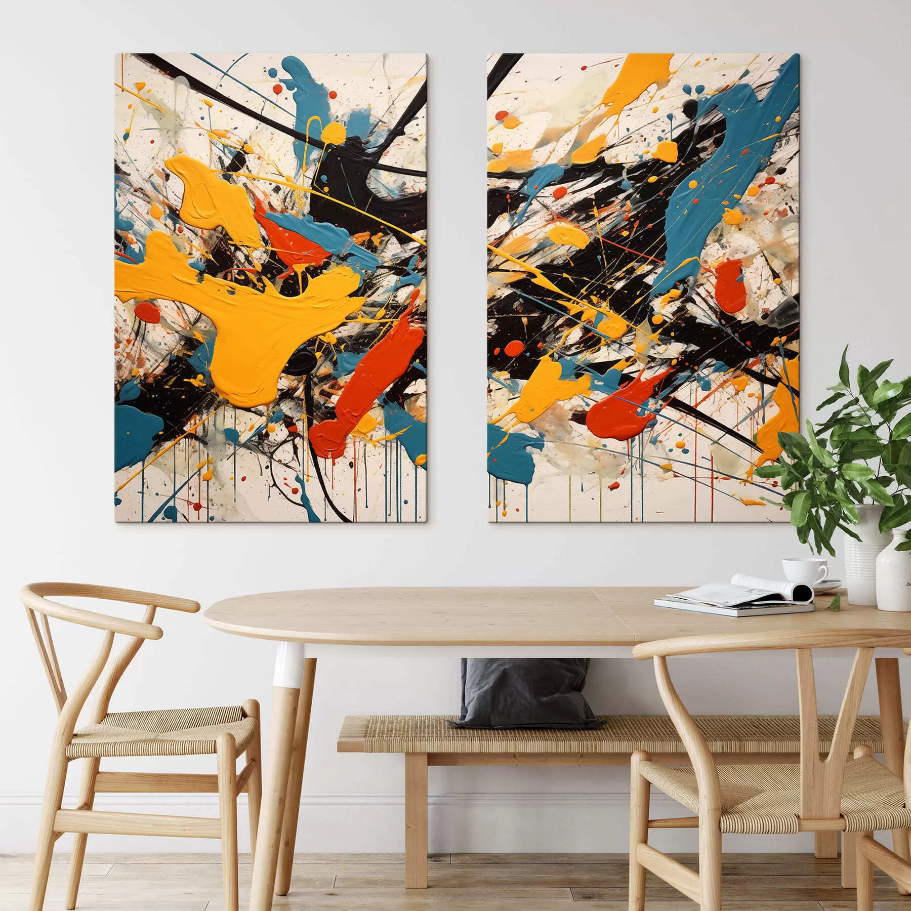 Wandbilder Farbexplosion m01263