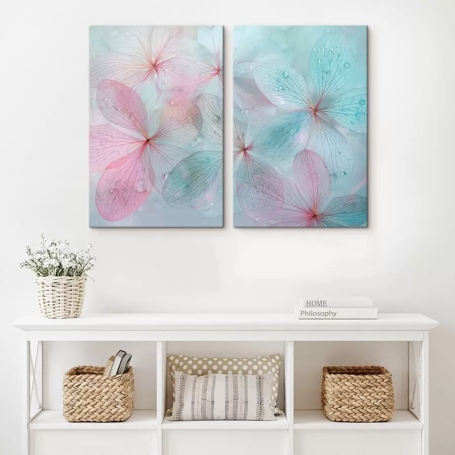 Wandbilder Blumen unter Wasser m01282