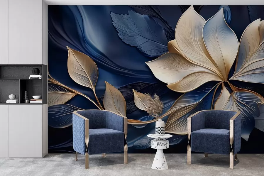 Fototapete Blaue Harmonie w05012