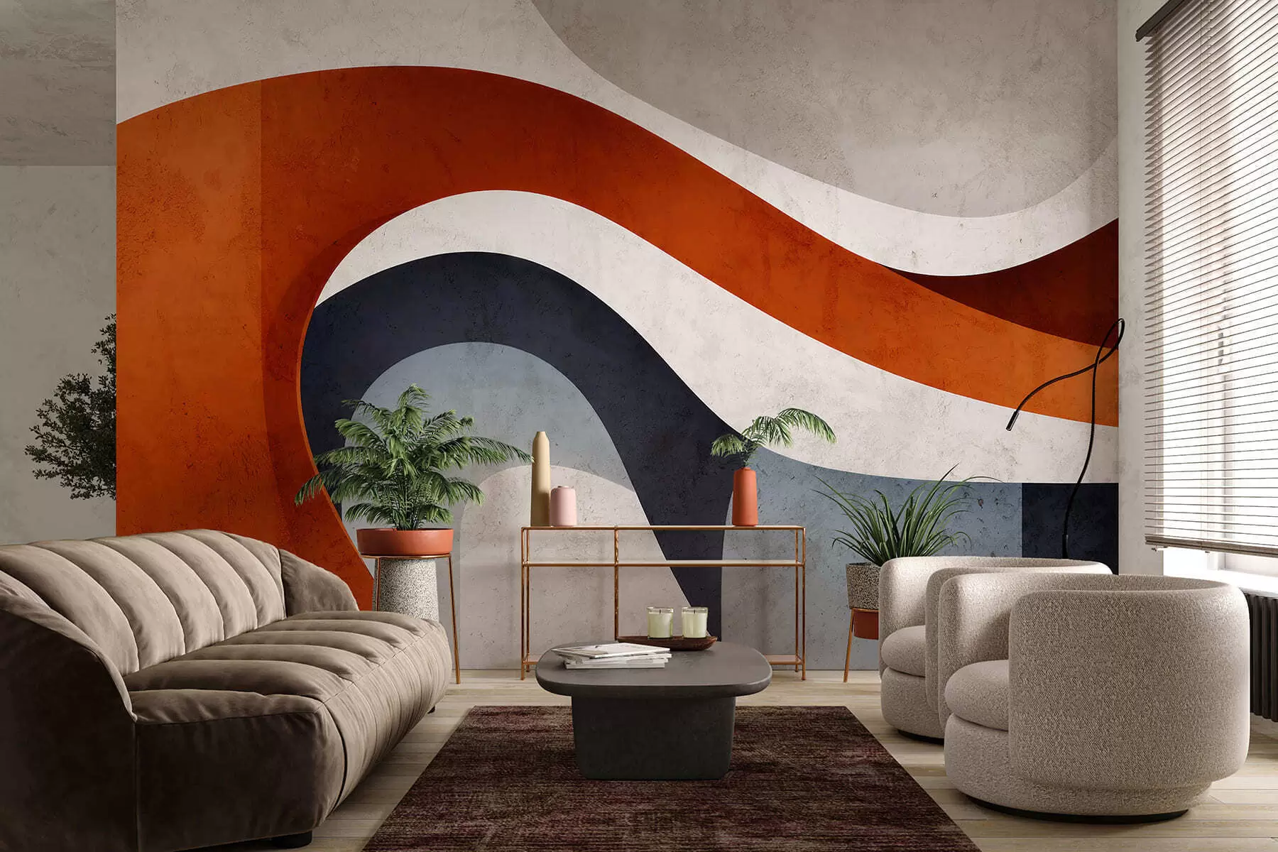 Fototapete Geometrischer Raum w05169