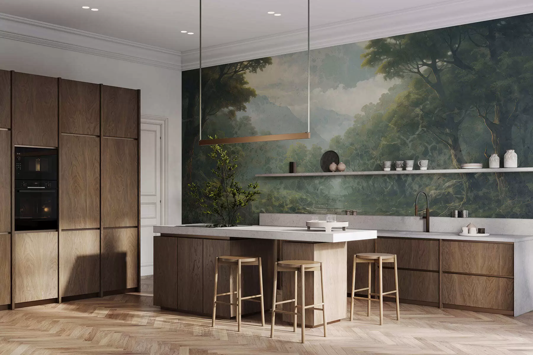 Fototapete Waldstille w05171