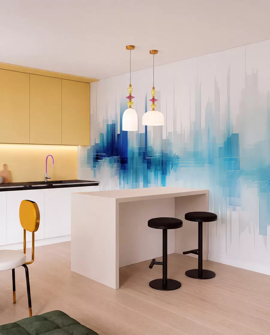 Fototapete Aquarell-Atem w05172