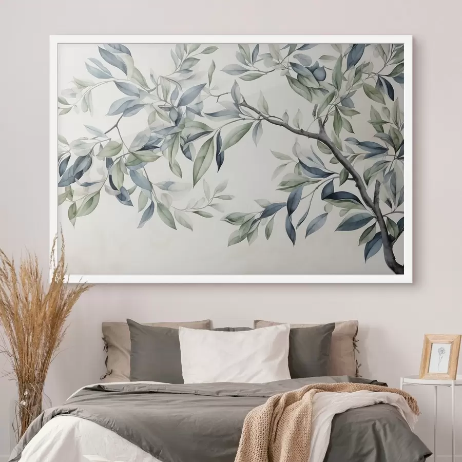 Fototapete Ast, Aquarellgemälde f47704