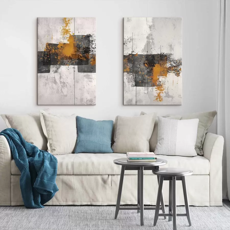 Wandbilder Abstrakte Muster auf einer Betonwand m01286