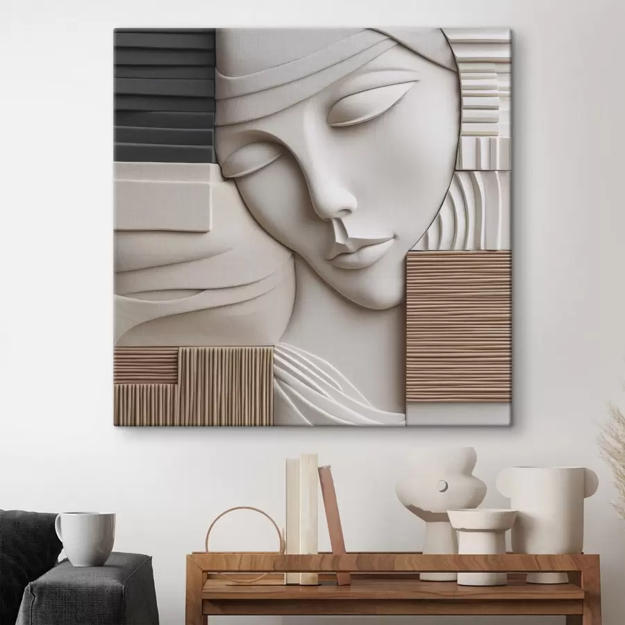 Wandbilder Abstraktes Porträt s47709