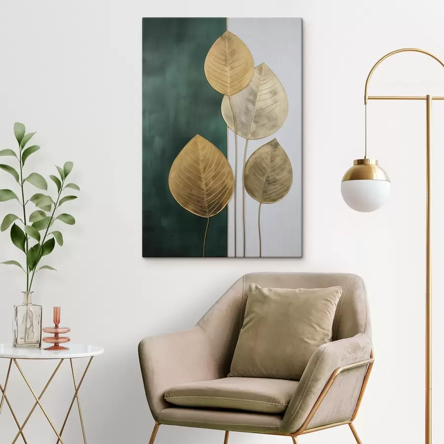 Wandbilder Abstrakte Blätter s47718