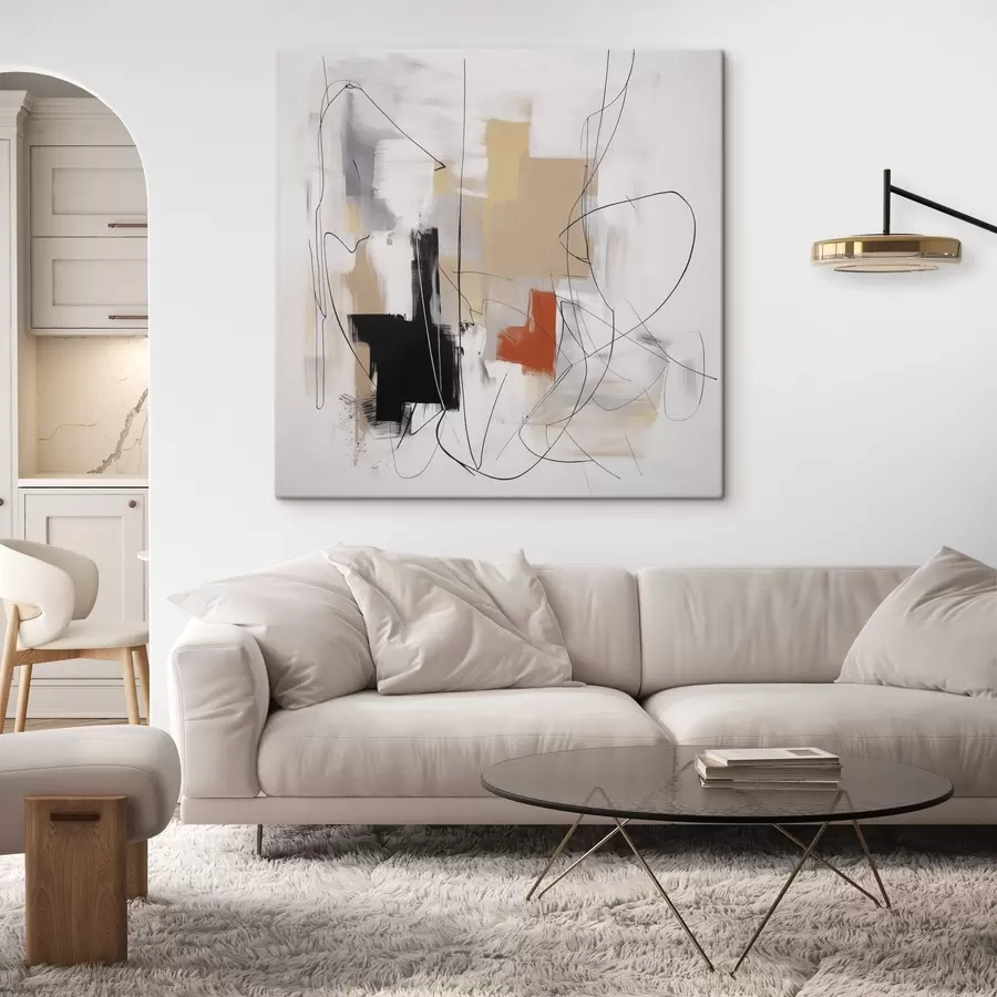 Wandbilder Chaotische Abstraktion s47723