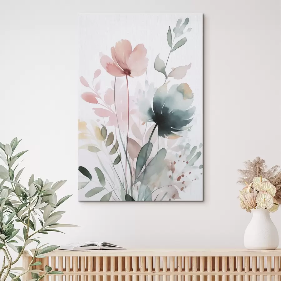 Wandbilder Vegetationsimitation Aquarell s47725