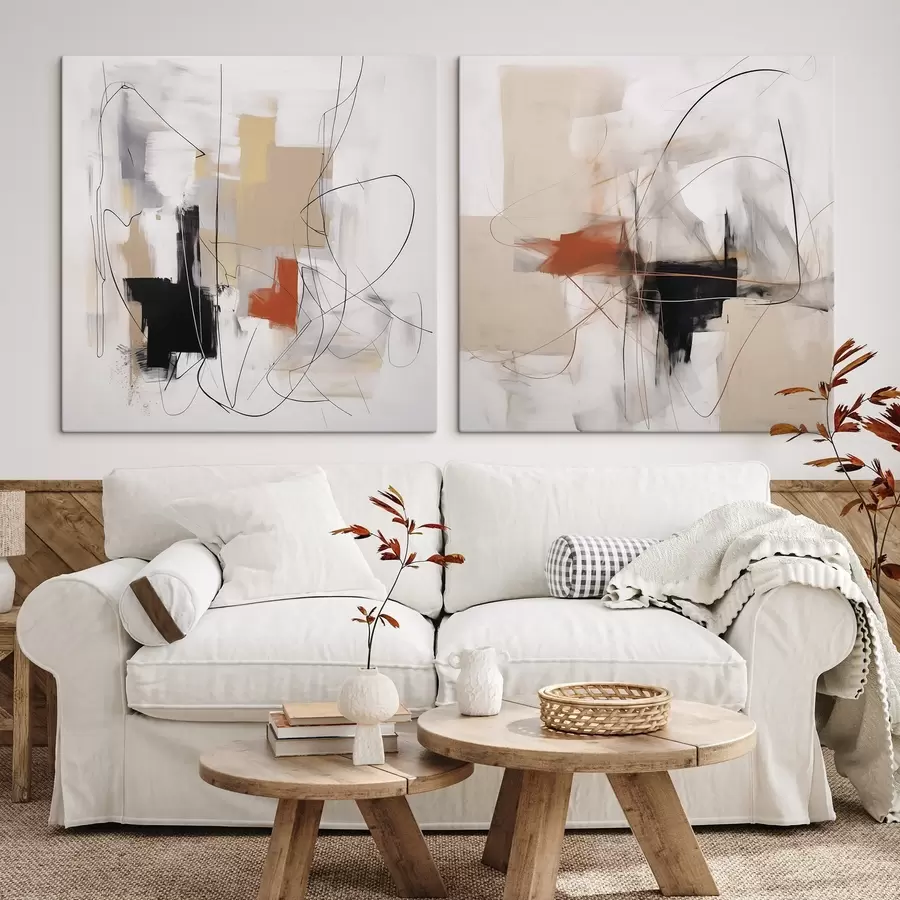 Wandbilder Chaotische Abstraktion m01296