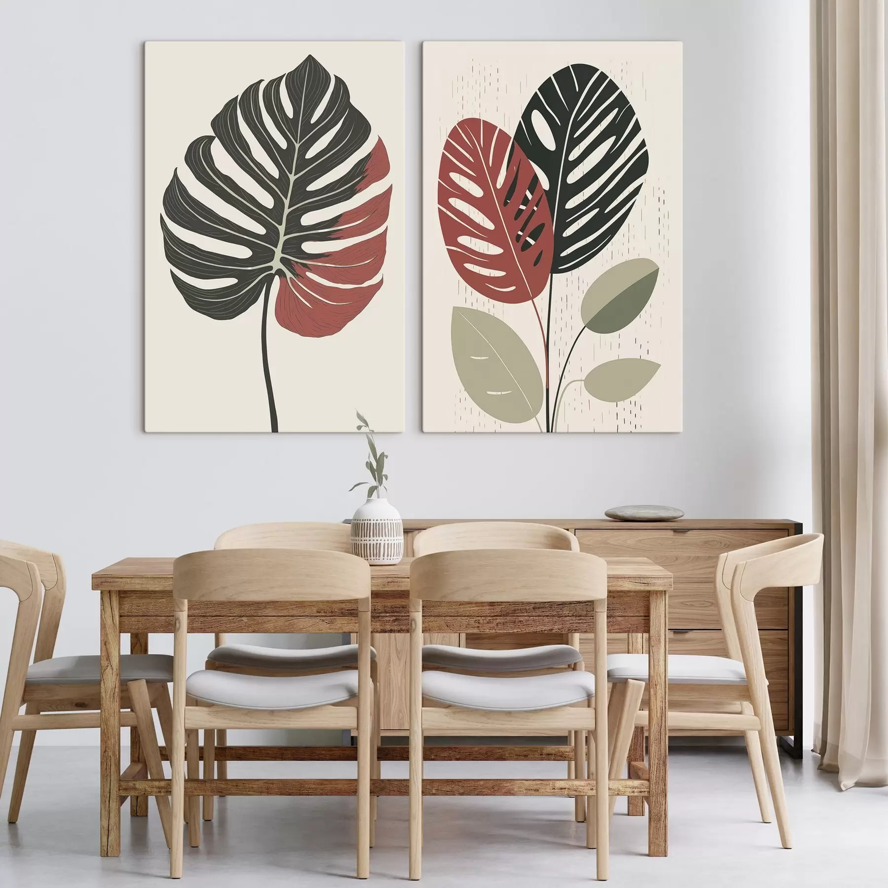 Wandbilder Tropische Blätter m01298