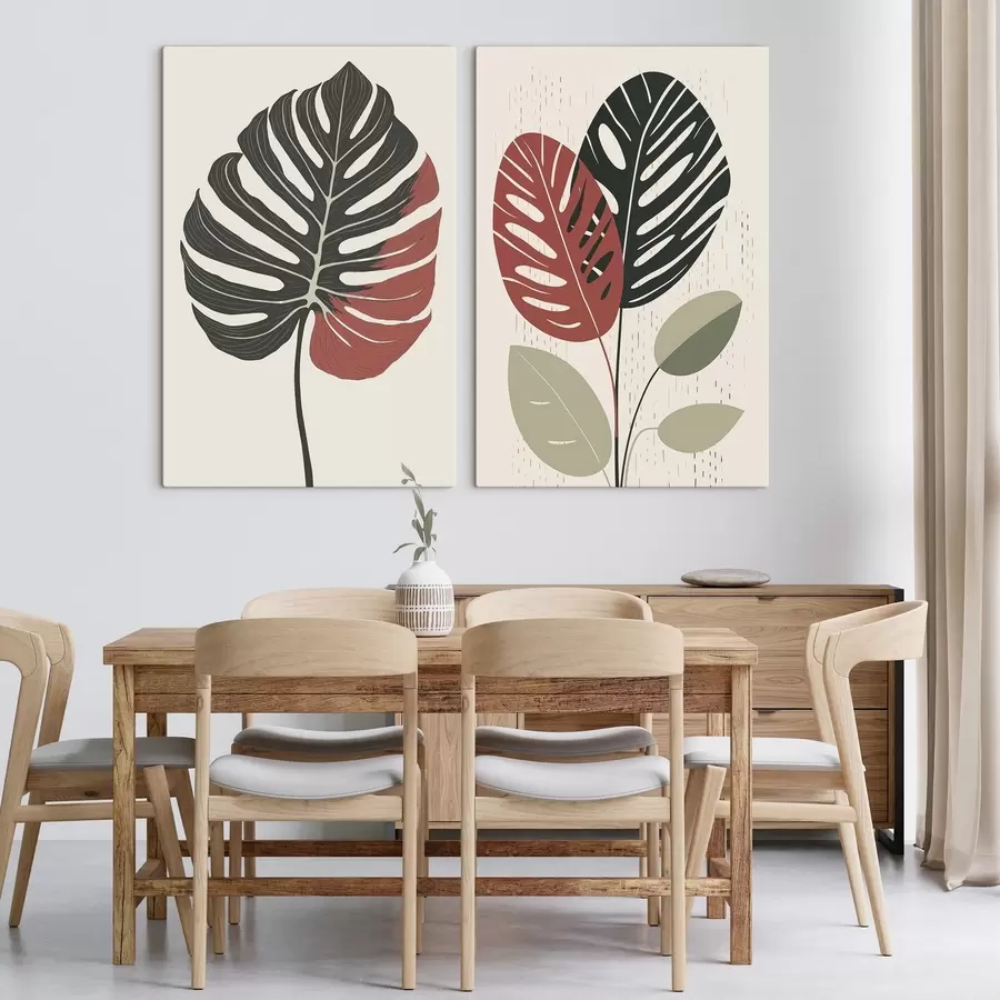 Wandbilder Tropische Blätter m01298