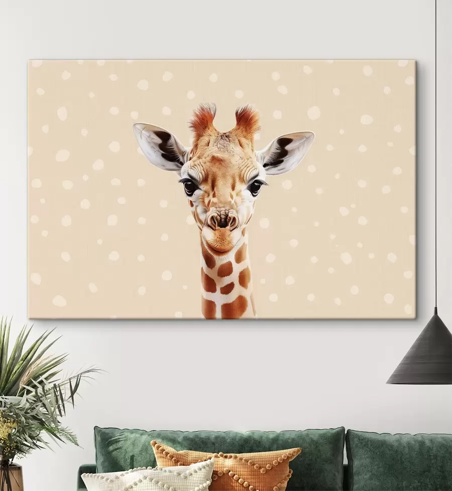 Wandbilder Süße Giraffe s47739
