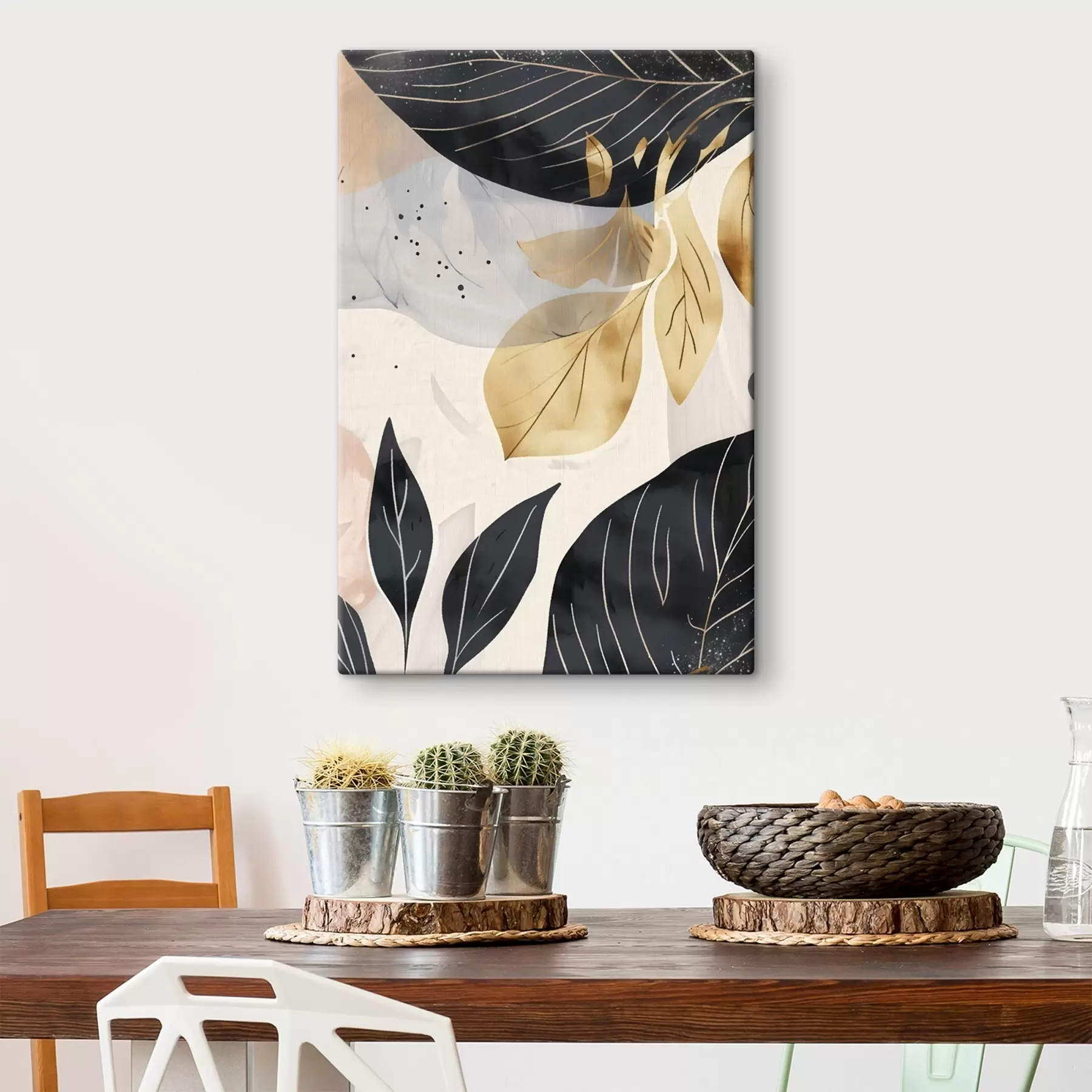 Wandbilder Abstrakte Äste und Blätter s47744