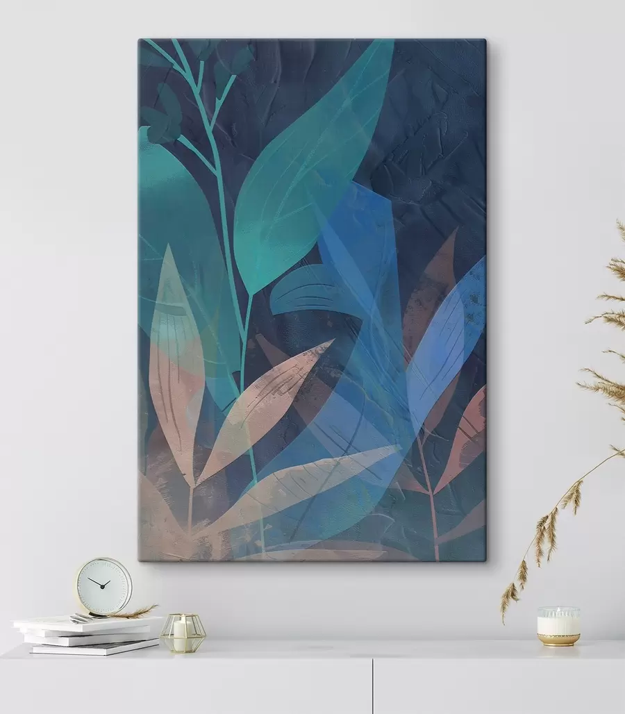 Wandbilder Abstrakte Äste und Blätter s47748