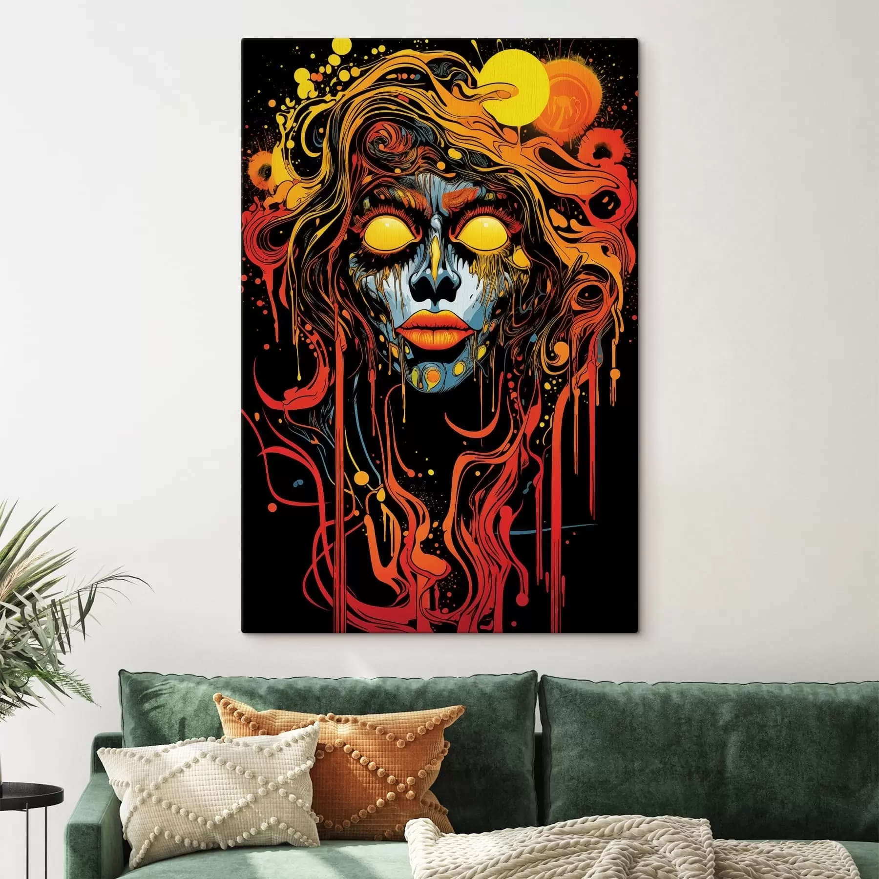 Wandbilder Helles abstraktes Porträt s47738