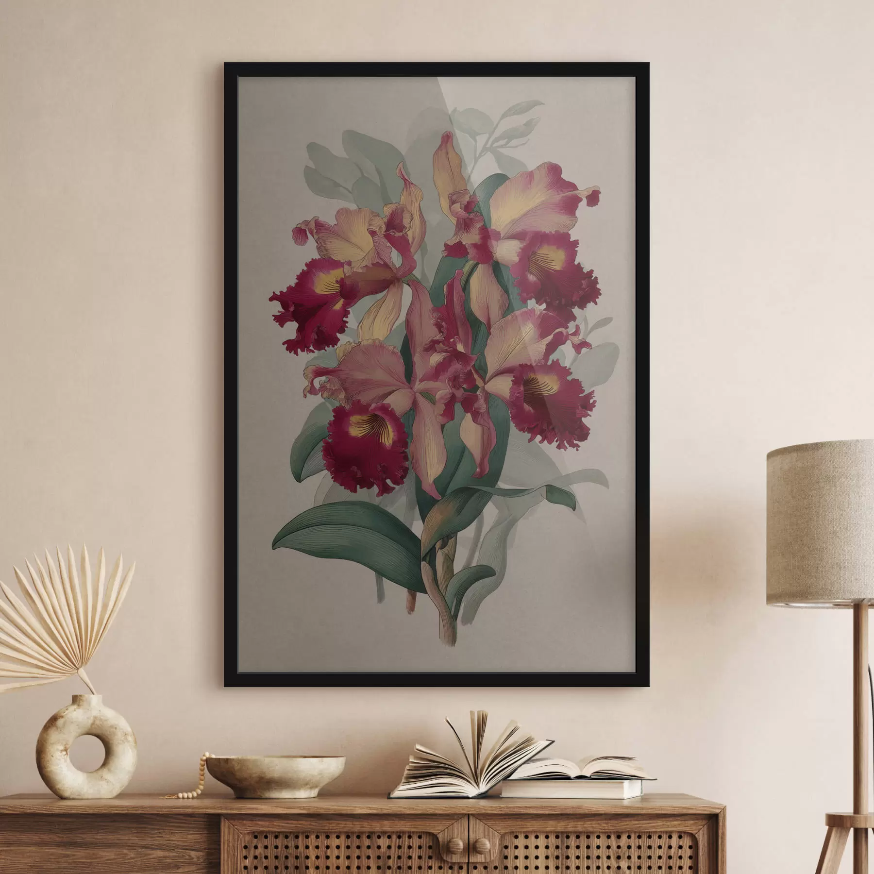 Fototapete Vintage-Blumen f47731