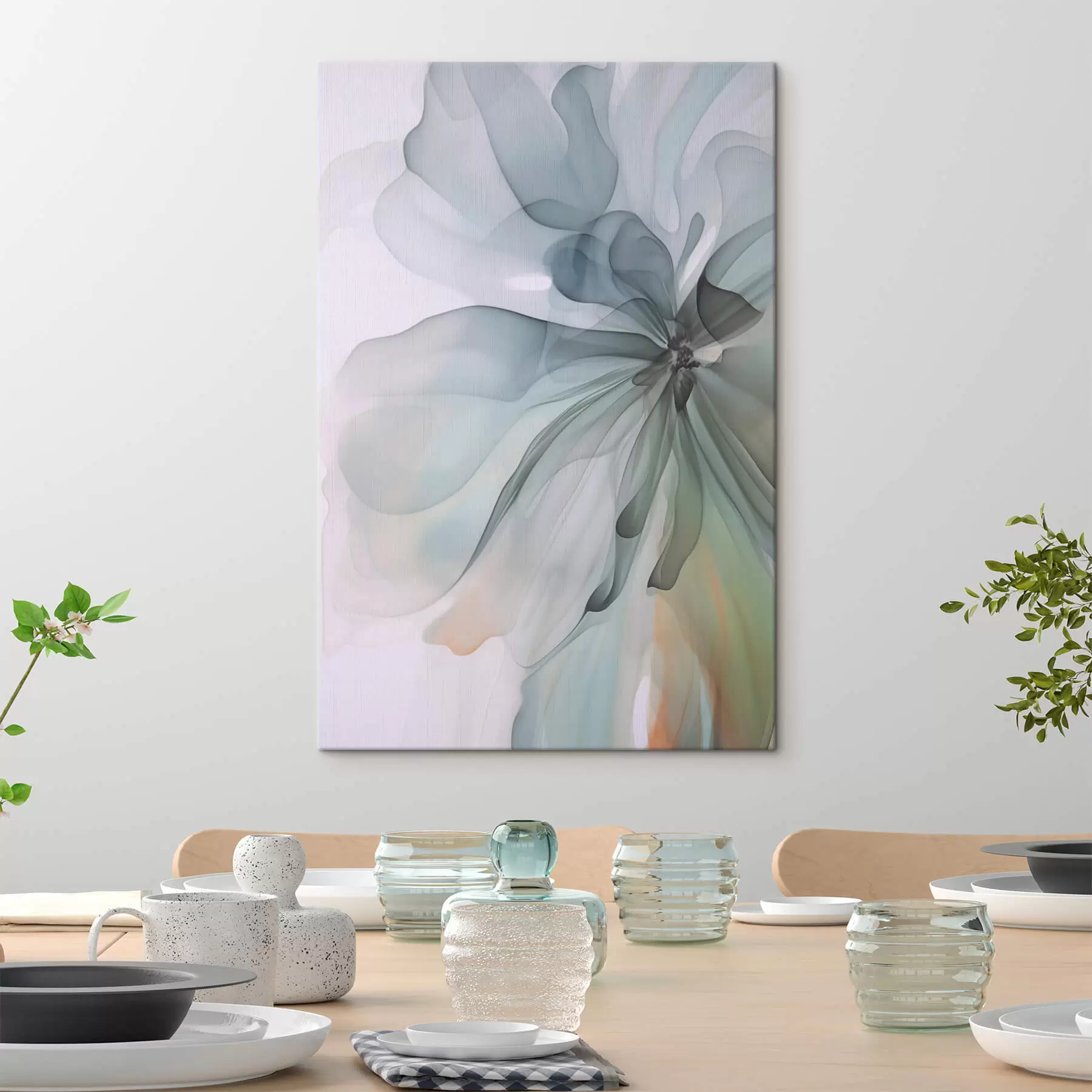 Wandbilder Abstrakte zarte Blume s47328