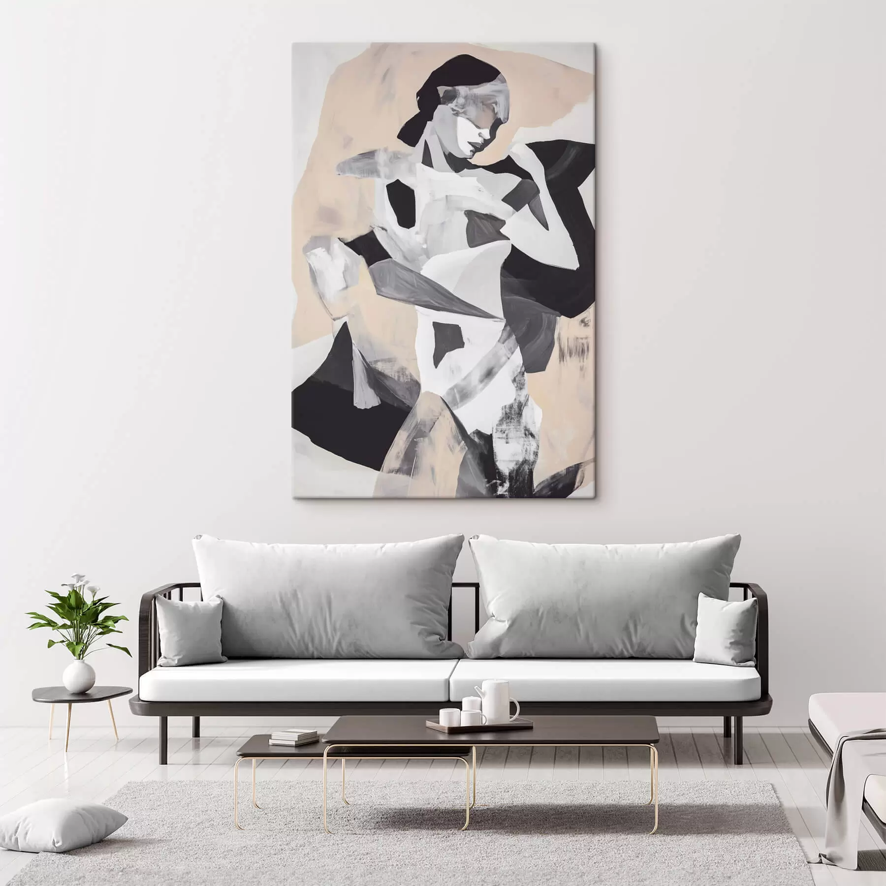 Wandbilder Abstrakte Silhouette s47658