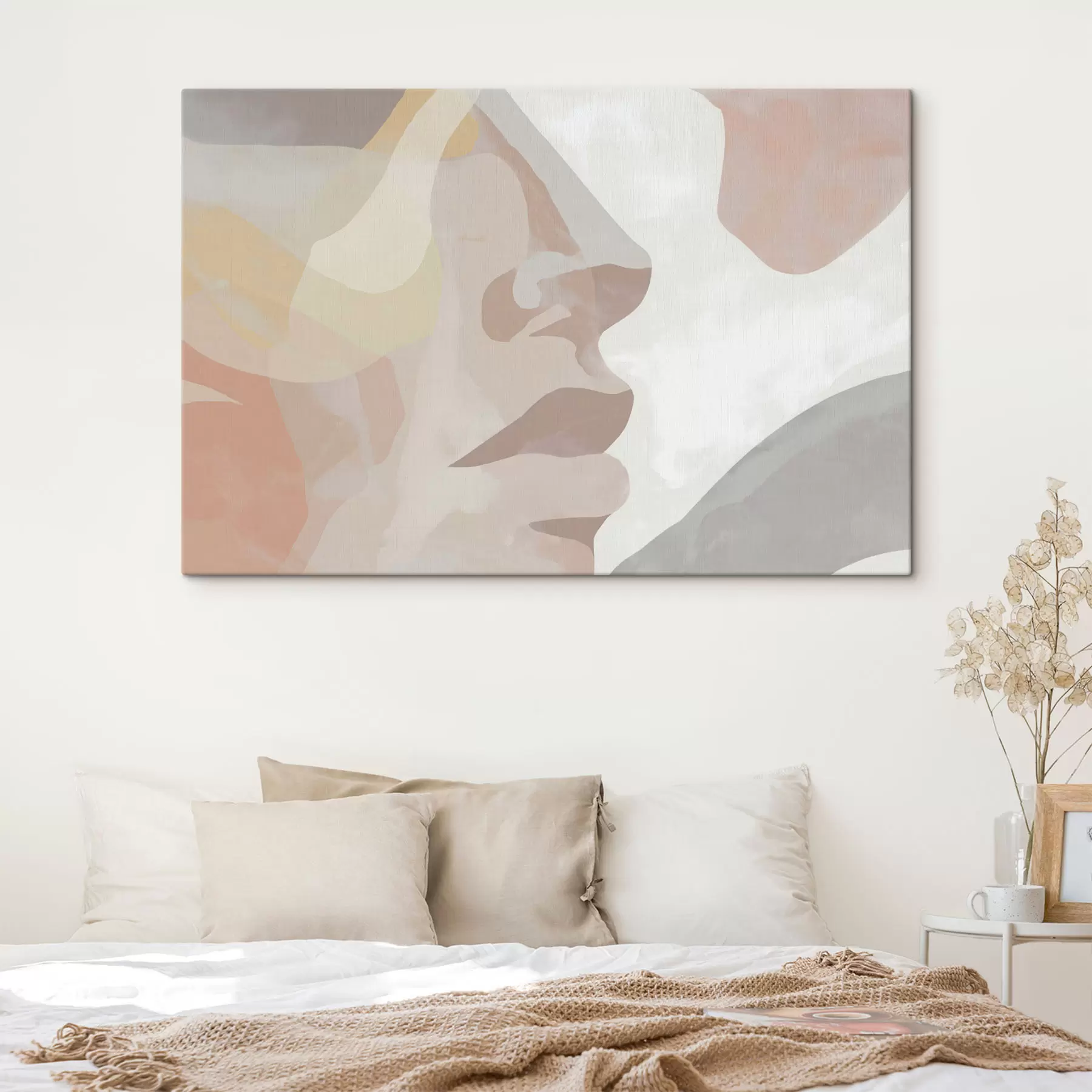 Wandbilder Abstraktes minimalistisches Gesicht s47774