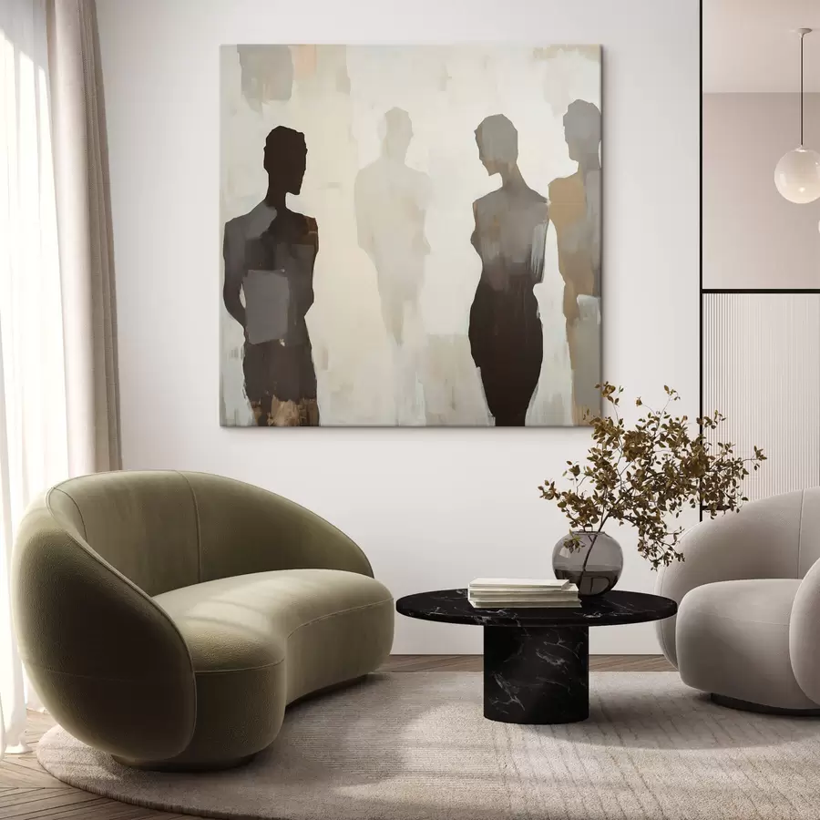 Wandbilder Abstrakte Silhouetten s47778