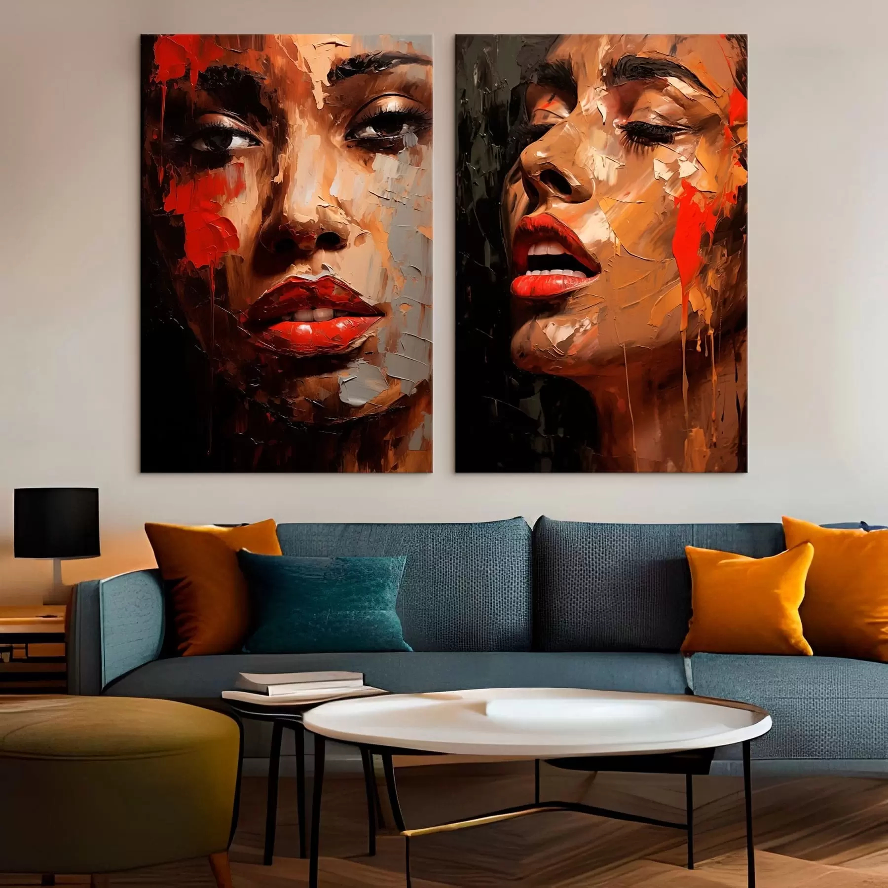 Wandbilder Fragmentierter Blick m01307