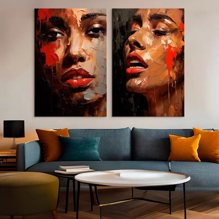 Wandbilder Fragmentierter Blick m01307