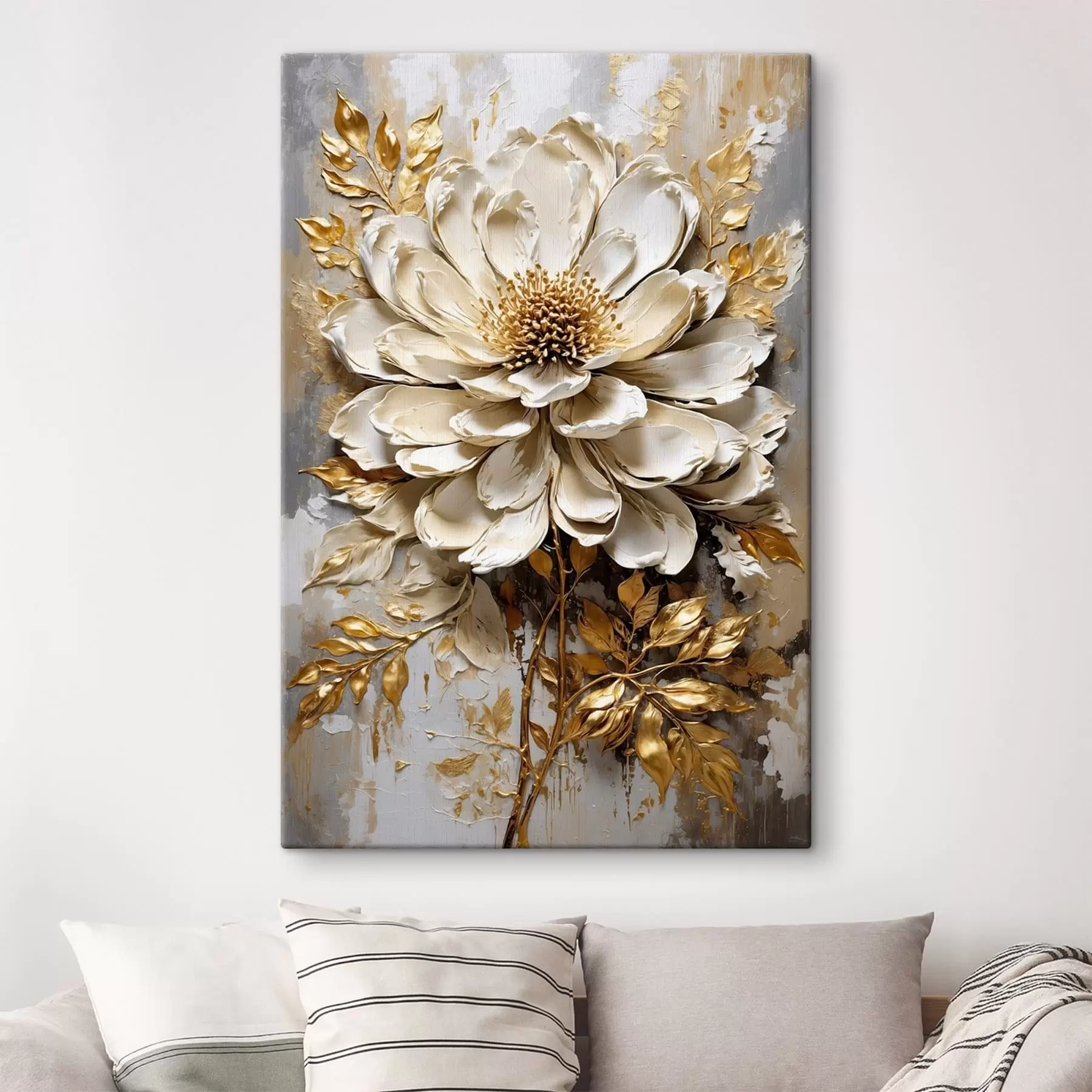 Wandbilder Strukturierte leichte Blume s47271