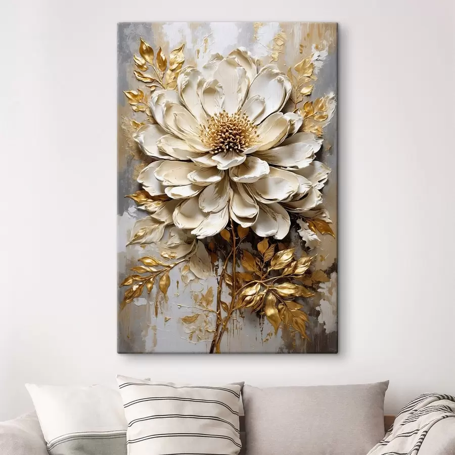 Wandbilder Strukturierte leichte Blume s47271