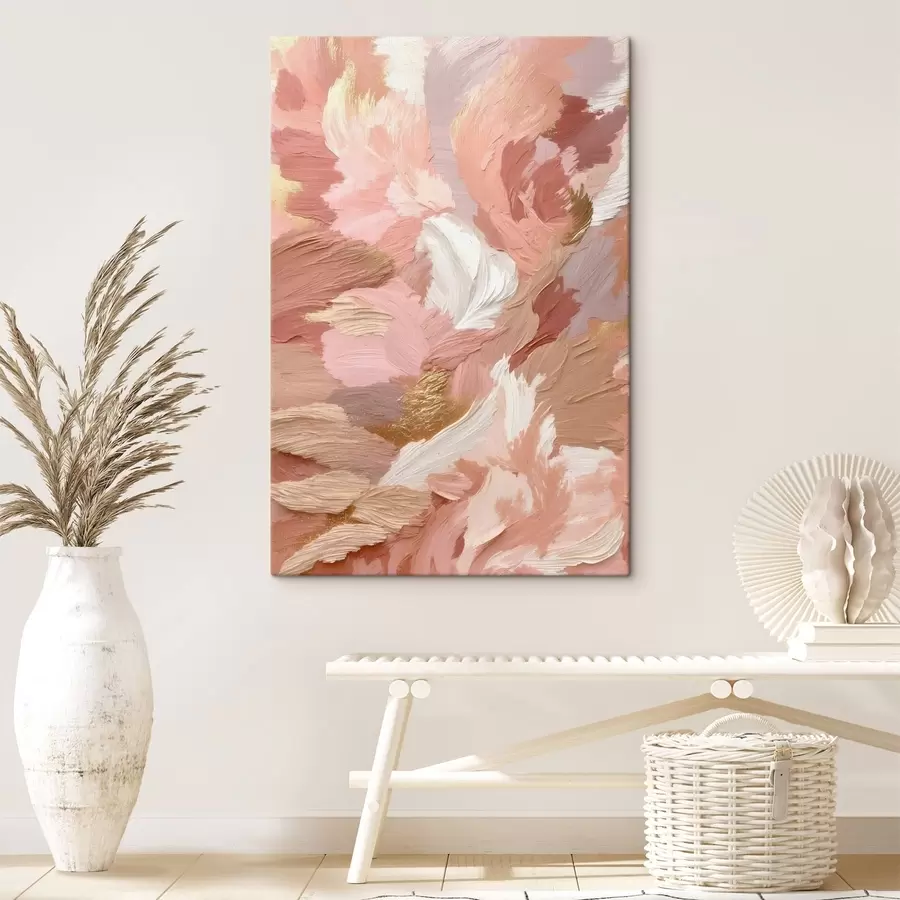 Wandbilder Pastellstriche in sanften Farbtönen s47750