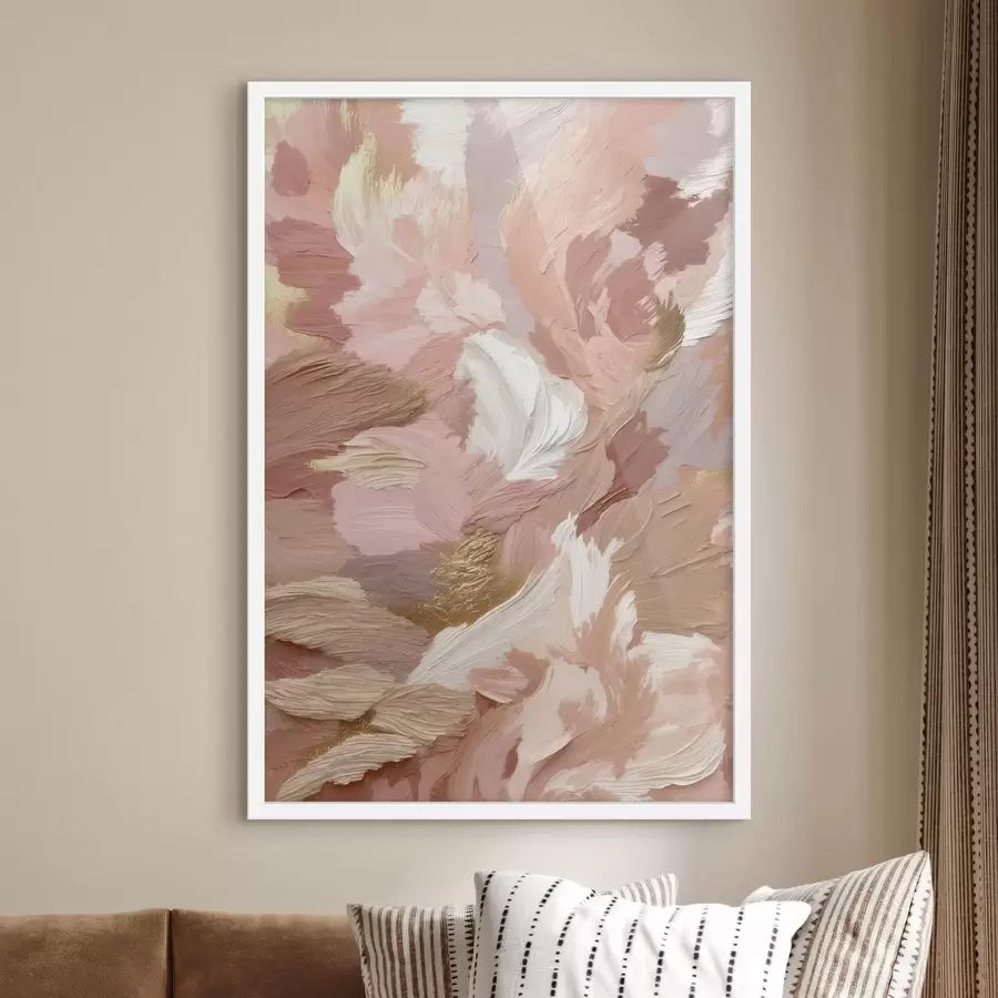 Fototapete Pastellstriche in sanften Farbtönen f47750