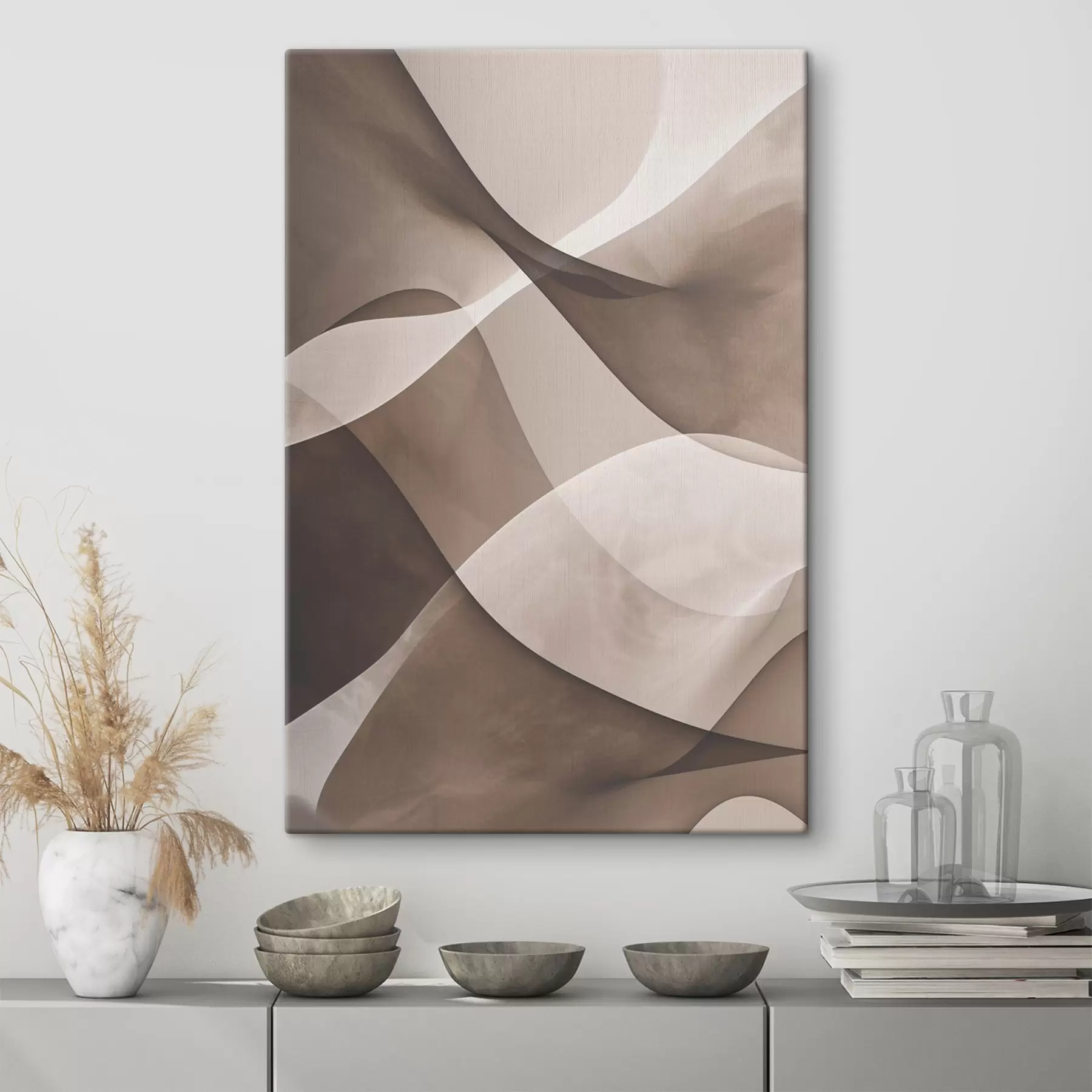 Wandbilder Zarte durchscheinende Abstraktion s47824