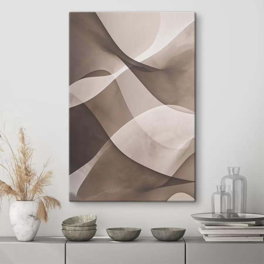 Wandbilder Zarte durchscheinende Abstraktion s47824