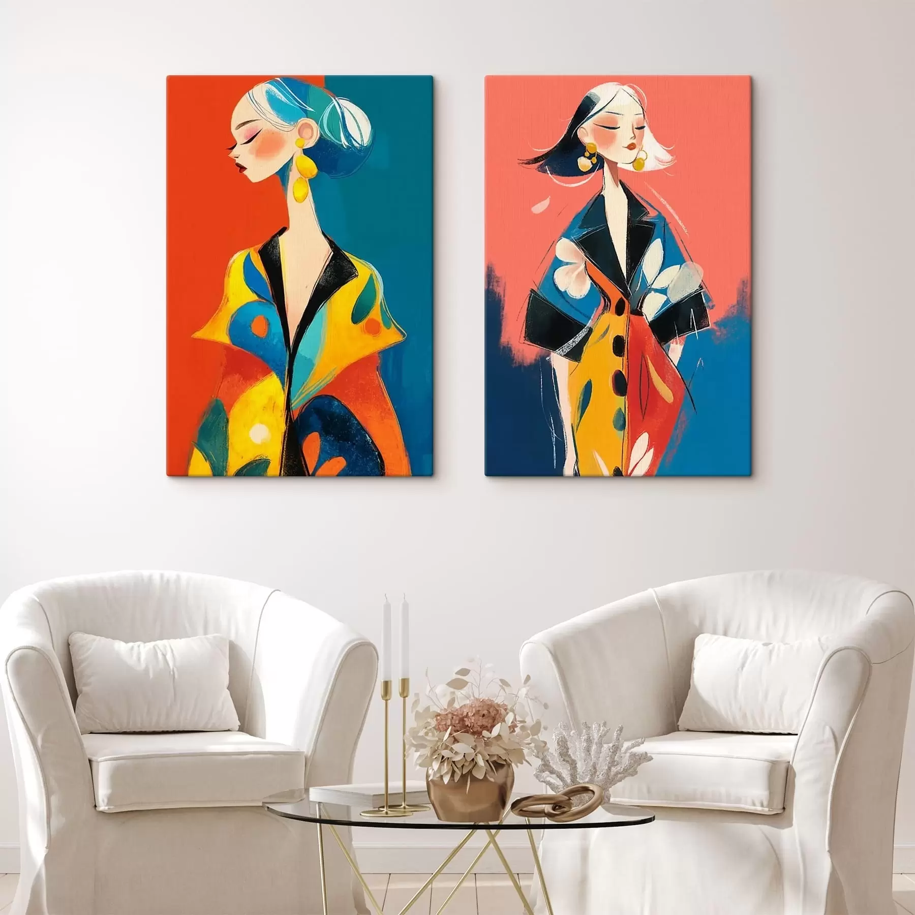 Wandbilder Mode Frauenporträt m30014